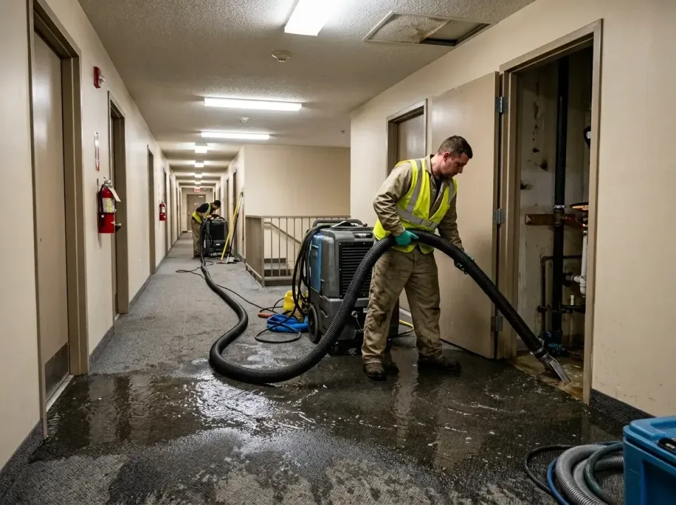multi-unit-apartment-hallway-f-005 — frequently asked questions, Emergency Burst Pipe Water Extraction & Removal in Waldron,…